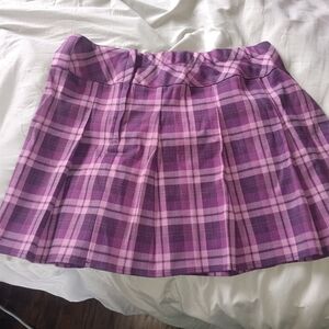 Plaid skirt